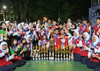 Tim PMR SMAN 1 Bondowoso dan SMPN 1 Sidoarjo Juara Umum Lomba PMR se Jawa Timur