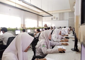 Ukur Kemampuan Akademik, 321 Siswa SMP YPM 1 Taman Ikuti TKA