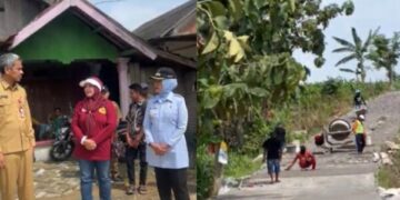 Pastikan Berstandar Tinggi, Wabup Bojonegoro Sidak Pembangunan Jalan
