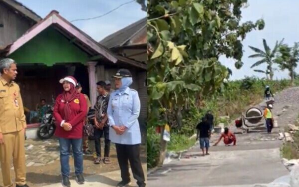 Pastikan Berstandar Tinggi, Wabup Bojonegoro Sidak Pembangunan Jalan