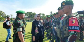 Perkuat Pengamanan di Perbatasan, 450 Prajurit Yonif 527 Berangkat ke Papua