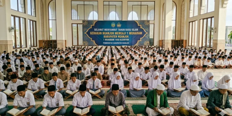 Sambut 1 Muharram 1448 H, Pemkab Nganjuk Gelar Gerakan Nganjuk Mengaji