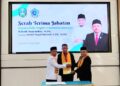 Serah Terima Kepala SMK Negeri 2 Buduran dari Rahadi Supratikto ke Abdul Majid Hariadi