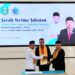 Serah Terima Kepala SMK Negeri 2 Buduran dari Rahadi Supratikto ke Abdul Majid Hariadi