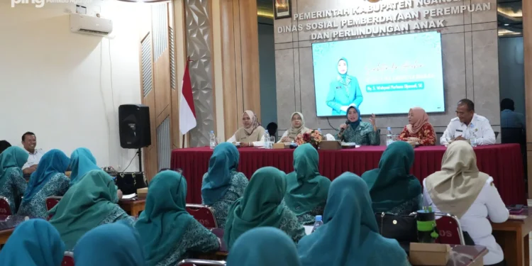Dinsos PPPA Nganjuk Gandeng PKK Perkuat Jejaring Cegah Kekerasan Perempuan