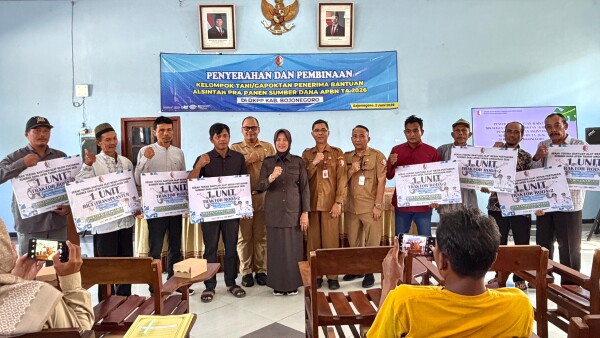 Petani Bojonegoro Sambut Gembira Bantuan Alsintan