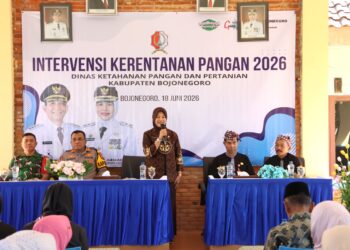Pemkab Bojonegoro Perkuat Ketahanan Pangan, Gelar Pasar Murah dan Bantuan Gizi Balita