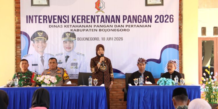 Pemkab Bojonegoro Perkuat Ketahanan Pangan, Gelar Pasar Murah dan Bantuan Gizi Balita