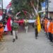 Bupati Mojokerto Lepas Petugas Upacara dan Bentangan 1.000 Meter Merah Putih ke Puncak Penanggungan