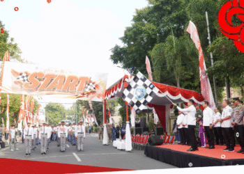 Semakin Meriah, Regu Gerak Jalan SMP-SMA Sederajat Berlaga di Hari Kedua