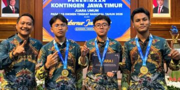 Tim Siswa SMK Telkom Sidoarjo Dapat Gelar Juara LKS Nasional Bidang AI Tahun 2026.