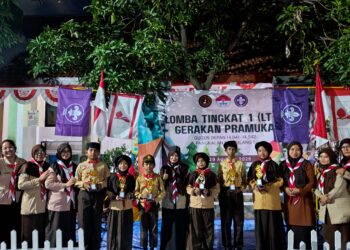 Tanamkan Karakter Mulia, SDN Gilang 1 Gelar LT-1 Kepramukaan