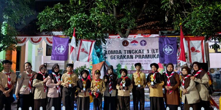 Tanamkan Karakter Mulia, SDN Gilang 1 Gelar LT-1 Kepramukaan