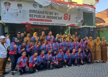 Ridho Prasetyo Melepas Tim GSI SMP Ikuti Kompetisi Tingkat Provinsi Jatim 2026