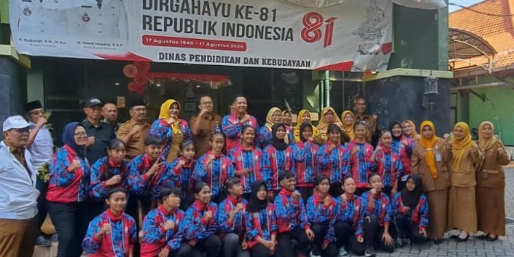 Ridho Prasetyo Melepas Tim GSI SMP Ikuti Kompetisi Tingkat Provinsi Jatim 2026