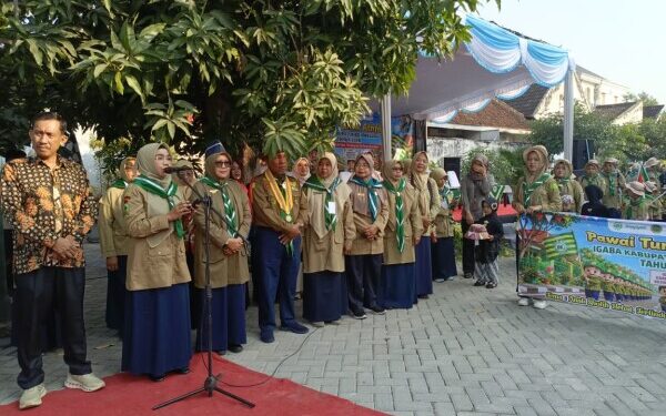Tanamkan Kebersamaan, Bunda PAUD Bojonegoro Hadiri Pawai Tunas Athfal IGABA,
