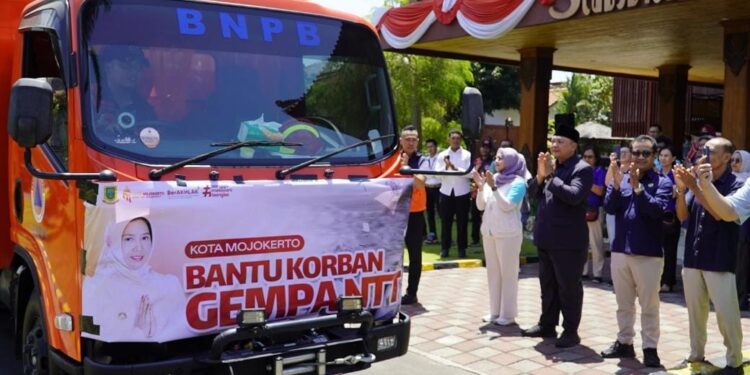Kota Mojokerto Kirim Bantuan Korban Gempa NTT, Donasi Rp146,19 Juta