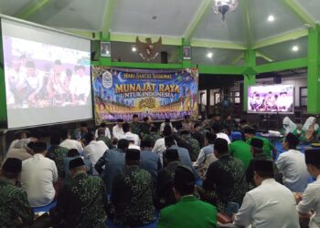 MWC NU Taman Bersama Forkopimcam Gelar Munajat Raya Hari Santri Nasional 2026
