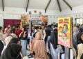 Ramai Ramai Pelajar Kunjungi Pameran Seni Lukis Poster Karya di Museum Mpu Tantular Jatim